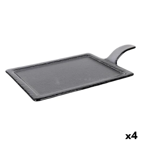 Bandeja Viejo Valle Negro Vidrio 46 x 27 cm (4 Unidades) de Viejo Valle, Platos y fuentes - Ref: S2226538, Precio: 35,86 €, D...