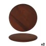 Tabla de servir Viejo Valle Iroko Redondo ø 32 x 1,8 cm (2 Unidades) de Viejo Valle, Platos y fuentes - Ref: S2226545, Precio...