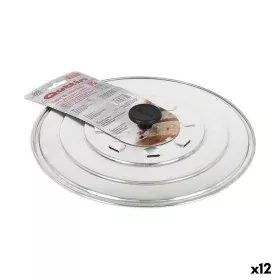 Coperchio per Padella con Valvola per disperdere il vapore Quttin Alluminio Ø 32,5 cm (12 Unità) di Quttin, Coperchi per pade...