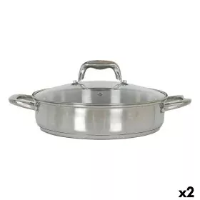 Casseruola con coperchio in vetro Quttin 5,3 L (2 Unità) di Quttin, Tegami - Rif: S2226629, Prezzo: 46,03 €, Sconto: %