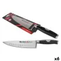 Coltello da Cucina Quttin Moare Acciaio inossidabile 3 mm 34 x 5 x 2 cm (6 Unità) (20 cm) di Quttin, Coltelli da Chef - Rif: ...