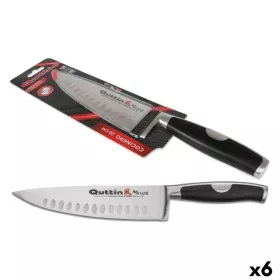 Coltello da Cucina Quttin Moare Acciaio inossidabile 3 mm 34 x 5 x 2 cm (6 Unità) (20 cm) di Quttin, Coltelli da Chef - Rif: ...