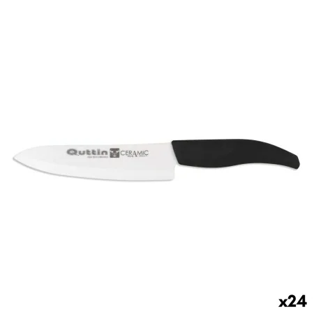 Cuchillo Chef Quttin Cerámica Negro 15 cm 1,8 mm (24 Unidades) de Quttin, Cuchillos de cocinero - Ref: S2226691, Precio: 128,...