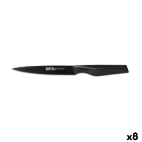 Coltello per Sbucciare Quttin Black Edition 13 cm 1,8 mm (8 Unità) di Quttin, Coltelli per frutta e verdura - Rif: S2226705, ...