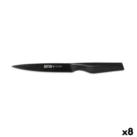 Coltello per Sbucciare Quttin Black Edition 13 cm 1,8 mm (8 Unità) di Quttin, Coltelli per frutta e verdura - Rif: S2226705, ...