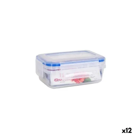 Boîte à lunch hermétique Quttin 500 ml Rectangulaire 15 x 10 x 6 cm (12 Unités) de Quttin, Stockage des aliments - Réf : S222...