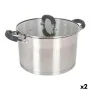 Casserole Quttin Acier (2 Unités) de Quttin, Faitouts - Réf : S2226780, Prix : 56,92 €, Remise : %