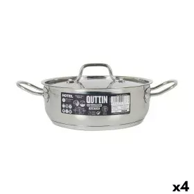 Casserole with lid Quttin Hotel Steel ø 22 x 8 cm (4 Units) by Quttin, Casserole pans - Ref: S2226792, Price: 66,59 €, Discou...