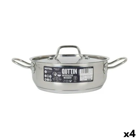 Casserole with lid Quttin Hotel Steel ø 22 x 8 cm (4 Units) by Quttin, Casserole pans - Ref: S2226792, Price: 61,66 €, Discou...