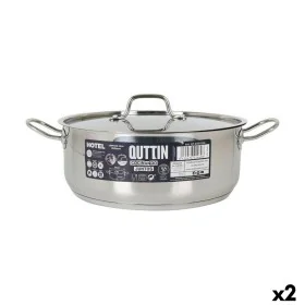 Casserole avec Couvercle Quttin Hotel Acier Ø 28 x 11 cm (2 Unités) de Quttin, Faitouts - Réf : S2226795, Prix : 50,51 €, Rem...