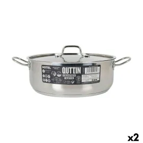 Casserole avec Couvercle Quttin Hotel Acier ø 32 x 12 cm (2 Unités) de Quttin, Faitouts - Réf : S2226797, Prix : 67,76 €, Rem...