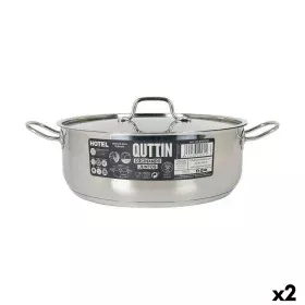 Caçarola com Tampa Quttin Hotel Aço ø 32 x 12 cm (2 Unidades) de Quttin, Caçarolas - Ref: S2226797, Preço: 67,76 €, Desconto: %