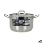 Marmite avec couvercle Quttin Hotel Acier ø 24 x 15 cm (2 Unités) de Quttin, Braisières - Réf : S2226802, Prix : 47,57 €, Rem...