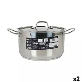 Casserole with Lid Quttin Hotel Steel ø 26 x 15 cm (2 Units) by Quttin, Braising Pans - Ref: S2226803, Price: 52,26 €, Discou...