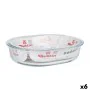 Travessa para o Forno Quttin Vidro Oval 1,5 L 23,7 x 18,8 cm (6 Unidades) de Quttin, Tabuleiros de forno - Ref: S2226839, Pre...