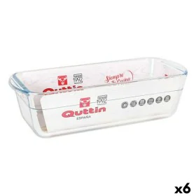 Stampo Rettangolare Quttin 63079 1,7 L Vetro 28,2 x 11,6 x 7,7 cm (6 Unità) di Quttin, Stampi per torte e pan di spagna - Rif...