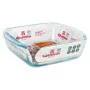 Bandeja para Horno Quttin 66603 1,1 L Vidrio Cuadrado 1,1 L 19,7 x 16,8 x 5,6 cm (10 Unidades) de Quttin, Bandejas para horno...