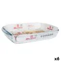 Fuente para Horno Quttin Transparente Vidrio Rectangular 3 L 35,4 x 22 x 5,5 cm (6 Unidades) de Quttin, Bandejas para horno -...