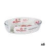 Oven Dish Quttin Glass Oval 1,8 L 26,2 x 17,8 x 6,1 cm (6 Units) by Quttin, Roasting Pans - Ref: S2226854, Price: 27,67 €, Di...