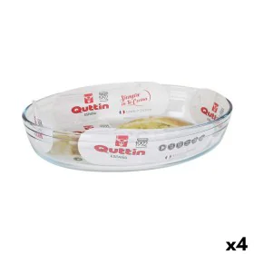 Ofenschüssel Quttin Durchsichtig Glas Oval 2,2 L 30,1 x 20,9 x 6,3 cm (4 Stück) von Quttin, Brat- & Schmorpfannen - Ref: S222...