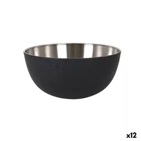 Salad Bowl Quttin Crocodile Black Steel 19,2 x 9 cm (12 Units) by Quttin, Bowls and large cups - Ref: S2226909, Price: 34,85 ...