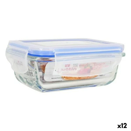 Boîte à lunch hermétique Quttin Rectangulaire 180 ml 12,7 x 8,9 x 5 cm (12 Unités) de Quttin, Stockage des aliments - Réf : S...