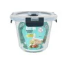 Boîte à lunch hermétique Quttin Soupape à vide 700 ml 14 x 14 x 11 cm (6 Unités) de Quttin, Stockage des aliments - Réf : S22...