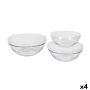 Set de Cuencos Duralex Lys Con Tapa 3 Piezas (4 Unidades) de Duralex, Cuencos y tazones - Ref: S2227117, Precio: 37,10 €, Des...