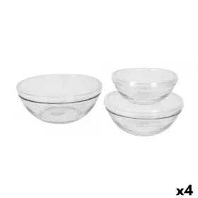 Set de Cuencos Duralex Lys Con Tapa 3 Piezas (4 Unidades) de Duralex, Cuencos y tazones - Ref: S2227117, Precio: 37,10 €, Des...