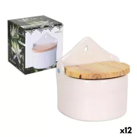 Salzstreuer mit Deckel Azahar Holz 420 ml 11,7 x 10 x 13 cm (12 Stück) von BigBuy Home, Dressing- und Gewürzspender - Ref: S2...