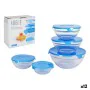 Ciotola Adele Con coperchio Impilabile 5 Pezzi Azzurro 17 (12 Unità) di BigBuy Cooking, Ciotole e tazzoni - Rif: S2227311, Pr...