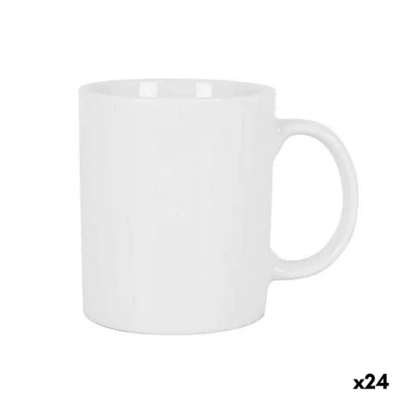 Taza Blanco 300 ml (24 Unidades) de BigBuy Cooking, Tazas - Ref: S2227354, Precio: 34,09 €, Descuento: %