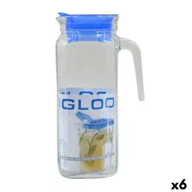 Jug Borgonovo Igloo Transparent Glass Blue 1,2 L (6 Units) by Borgonovo, Jugs and decanters - Ref: S2227390, Price: 28,65 €, ...