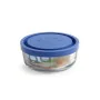 Lancheira Redonda com Tampa Borgonovo Igloo Azul 320 ml ø 11 x 5 cm (12 Unidades) de Borgonovo, Armazenamento de alimentos - ...