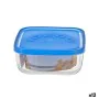 Porta pranzo Borgonovo 6277815 Azzurro 960 ml 15 x 15 x 6,2 cm (12 Unità) (Ø 15 cm) di Borgonovo, Conservazione di alimenti -...