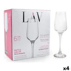 Set de Copas LAV Lal 6 Piezas (4 Unidades) (6 pcs) de LAV, Copas de champán - Ref: S2227449, Precio: 36,45 €, Descuento: %