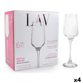 Set of cups LAV Lal 6 Pieces (4 Units) (6 pcs) by LAV, Champagne flute - Ref: S2227449, Price: 36,45 €, Discount: %