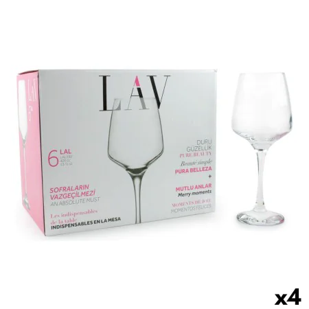 Set of cups LAV Lal (4 Units) (6 pcs) by LAV, Wine glasses - Ref: S2227451, Price: 35,57 €, Discount: %