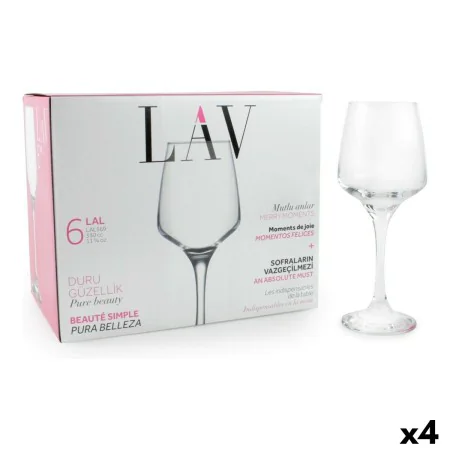 Set de Verres LAV LV-LAL569F (6 Pièces) (4 Unités) de LAV, Verres à eau à pied - Réf : S2227452, Prix : 35,13 €, Remise : %