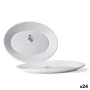 Recipiente de Cozinha Bormioli Toledo Branco Vidro Oval 30 x 21 x 2,7 cm (24 Unidades) de Bormioli, Pratos e fontes - Ref: S2...