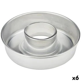 Baking Mould VR Aluminium Silver Ø 22 cm (6 Units) by VR, Cake and sponge moulds - Ref: S2227504, Price: 23,14 €, Discount: %