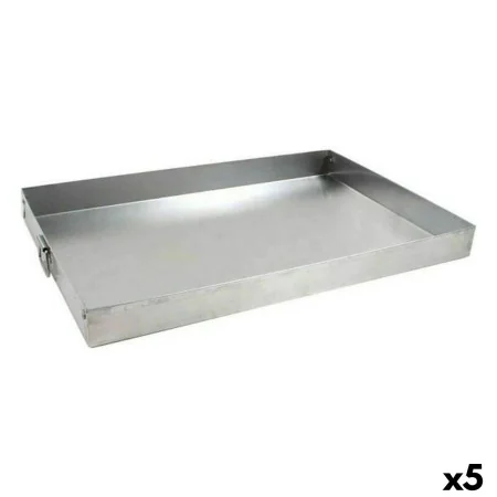 Molde Retangular VR Prateado Alumínio 38 x 25 x 3,5 cm (5 Unidades) de VR, Formas para tartes e biscoitos - Ref: S2227509, Pr...