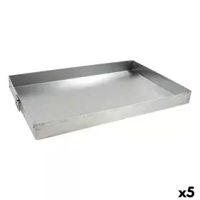 Stampo Rettangolare VR Argentato Alluminio 42 x 28,5 x 3,5 cm (5 Unità) di VR, Stampi per torte e pan di spagna - Rif: S22275...