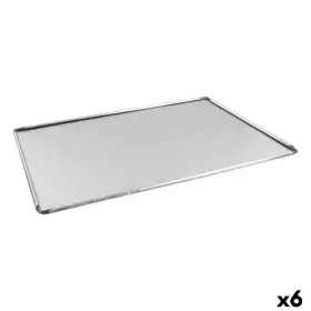 Baking tray VR Silver Aluminium Rectangular 40 x 28 x 0,5 cm (6 Units) by VR, Roasting Pans - Ref: S2227513, Price: 31,65 €, ...