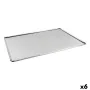 Baking tray VR Silver Aluminium Rectangular 40 x 28 x 0,5 cm (6 Units) by VR, Roasting Pans - Ref: S2227513, Price: 31,15 €, ...