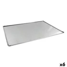 Baking tray VR Silver Aluminium Rectangular 48 x 34 x 0,5 cm (6 Units) by VR, Roasting Pans - Ref: S2227515, Price: 36,75 €, ...