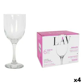 Set de Copas LAV 145011 7,5 x 7,5 x 18 cm (4 Unidades) (290 ml) de LAV, Copas de cóctel - Ref: S2227678, Precio: 28,63 €, Des...