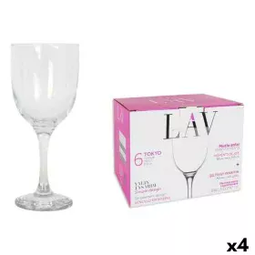 Set de Copas LAV 145011 7,5 x 7,5 x 18 cm (4 Unidades) (290 ml) de LAV, Copas de cóctel - Ref: S2227678, Precio: 28,63 €, Des...