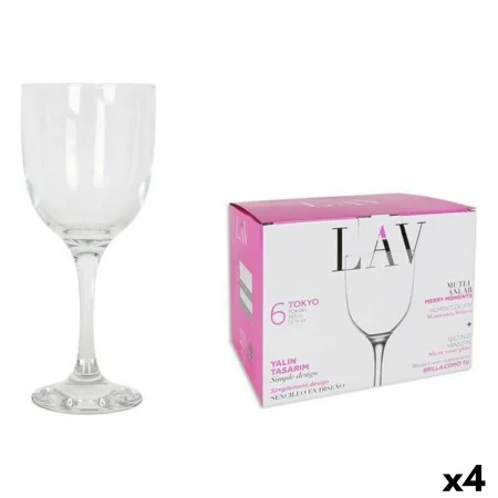 Set de Copas LAV Tokyo (6 Piezas) (4 Unidades) (365 ml) de LAV, Copas de agua - Ref: S2227679, Precio: 31,94 €, Descuento: %