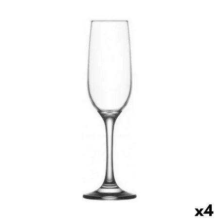 Set of cups LAV Fame high Champagne 215 ml 6 Pieces (4 Units) by LAV, Champagne flute - Ref: S2227684, Price: 35,57 €, Discou...